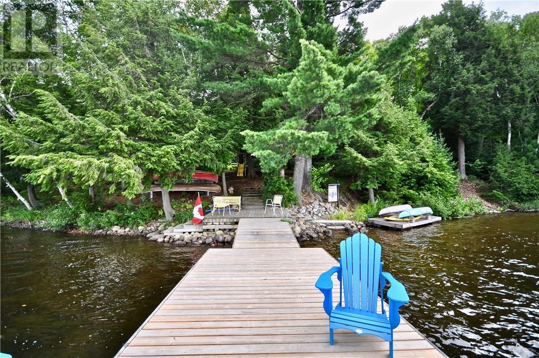 Cottage for Sale in Kearney view from the dock